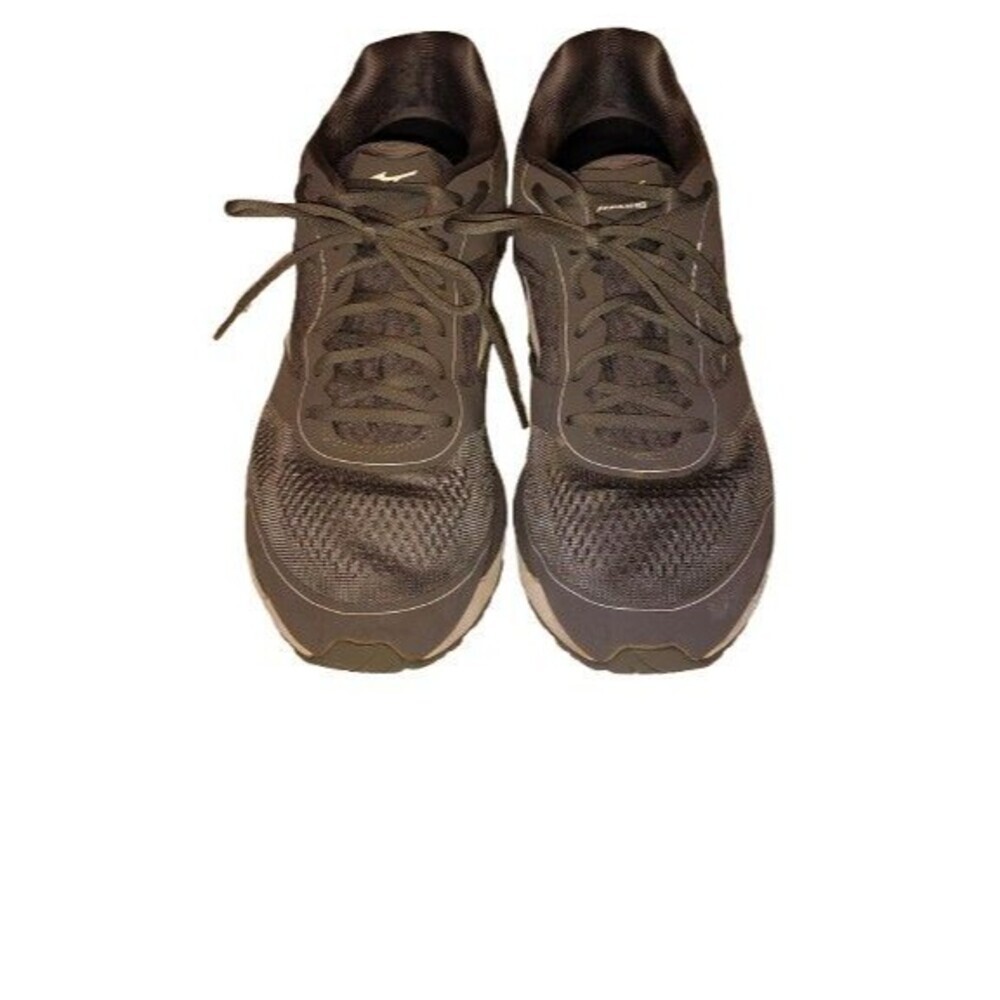 Mizuno Synchro MX Running Shoes Dark Gray/Silver Mesh Men's Size 13